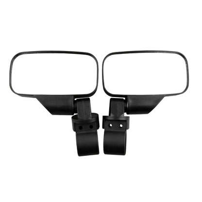 MB-MR016-BK 2 PCS รถจักรยานยนต์ UTV ดัดแปลงกระจกมองข้างสำหรับ UTV 1.75 นิ้วและ 2 นิ้ว Roll Cage, MB-MR016-BK