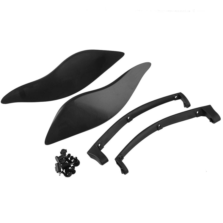 MB-OT360 2 ชิ้นปรับอากาศ Deflectors ปีกด้านข้าง Fairing ฝาครอบด้านข้างโล่สำหรับ 2014-2019 Harley Davidson Touring Electra / Street / Tri Glide / CVO, Side Cover Shield