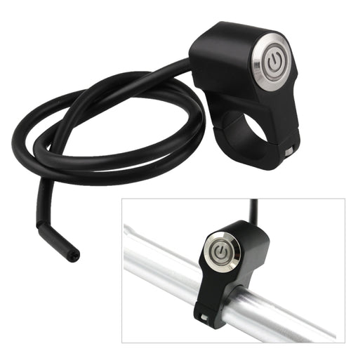 MB-BS001-R รถจักรยานยนต์รถจักรยานยนต์สวิทช์ 22mm สวิทช์ยึดแฮนด์ไฟหน้าอันตรายไฟเบรคพร้อมไฟแสดงสถานะ