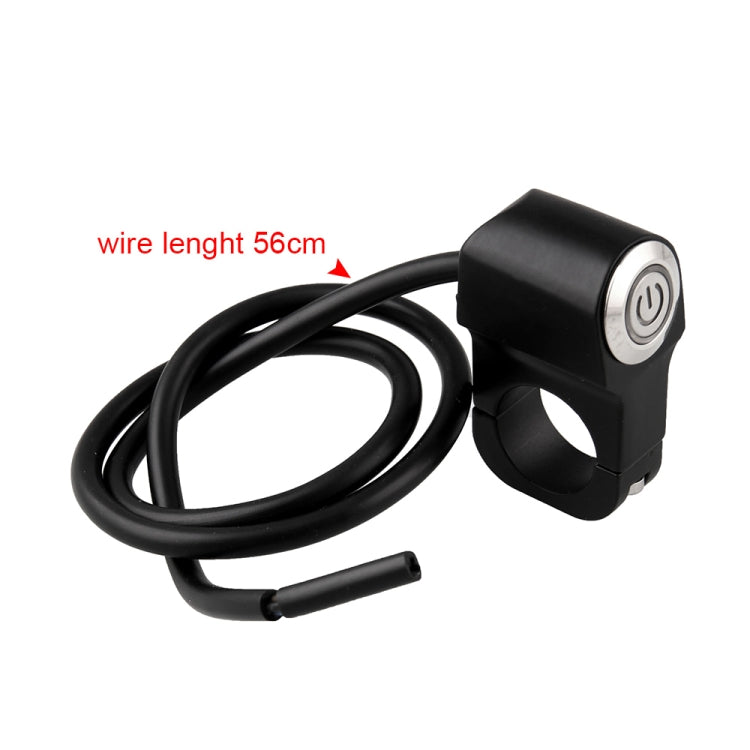 MB-BS001-R รถจักรยานยนต์รถจักรยานยนต์สวิทช์ 22mm สวิทช์ยึดแฮนด์ไฟหน้าอันตรายไฟเบรคพร้อมไฟแสดงสถานะ