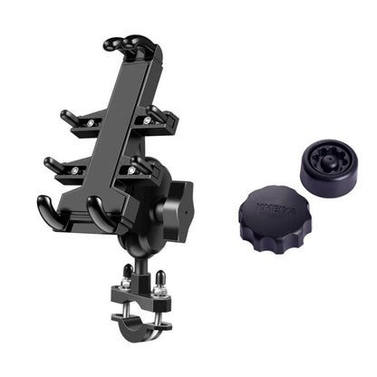 U-รูปBolt Ball-Headรถจักรยานยนต์Handlebar Multi-Functionแปด-Jawอลูมิเนียมโทรศัพท์นำทางวงเล็บAnti-Theftลูกบิด, U-shaped Bolt+Anti-theft Knobs