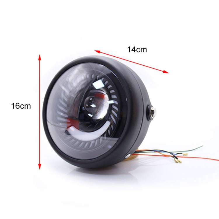 รถจักรยานยนต์ 5.75 นิ้วไฟหน้าโคมไฟย้อนยุคไฟ LED DC12V / 40W/ 6000K / 2800LM, Retro Lamp LED Light