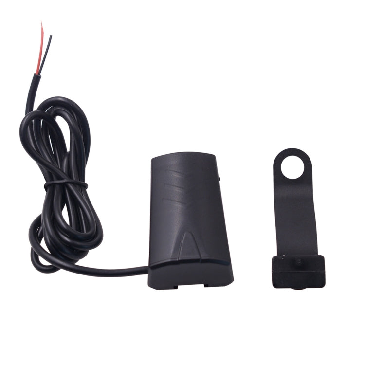 รถจักรยานยนต์กันน้ำ DC 8-32V 5V / 1.2A กระจกมองหลังอะแดปเตอร์ชาร์จโทรศัพท์ USB พร้อมไฟแสดงสถานะ, 1 USB Port