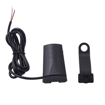 รถจักรยานยนต์กันน้ำ DC 8-32V 5V / 1.2A กระจกมองหลังอะแดปเตอร์ชาร์จโทรศัพท์ USB พร้อมไฟแสดงสถานะ, 1 USB Port