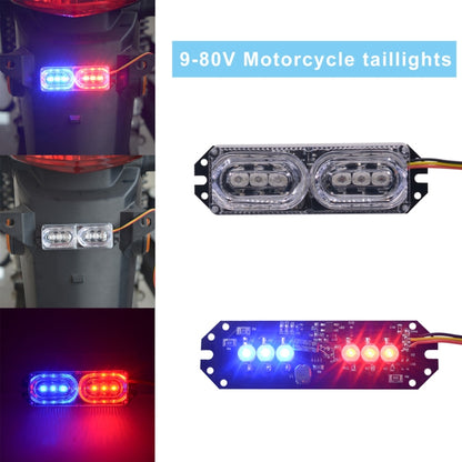 รถจักรยานยนต์ DC 9V-80V 2W ไฟท้ายแบบ Strobe, Strobe Tail Light