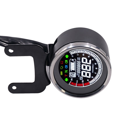 Universal รถจักรยานยนต์ Multi-Functional LED Digital Meter ไฟแสดงสถานะเครื่องวัดวามเร็วเครื่องวัดระยะทาง Speedometer มิเตอร์น้ำมัน, LED Digital Meter