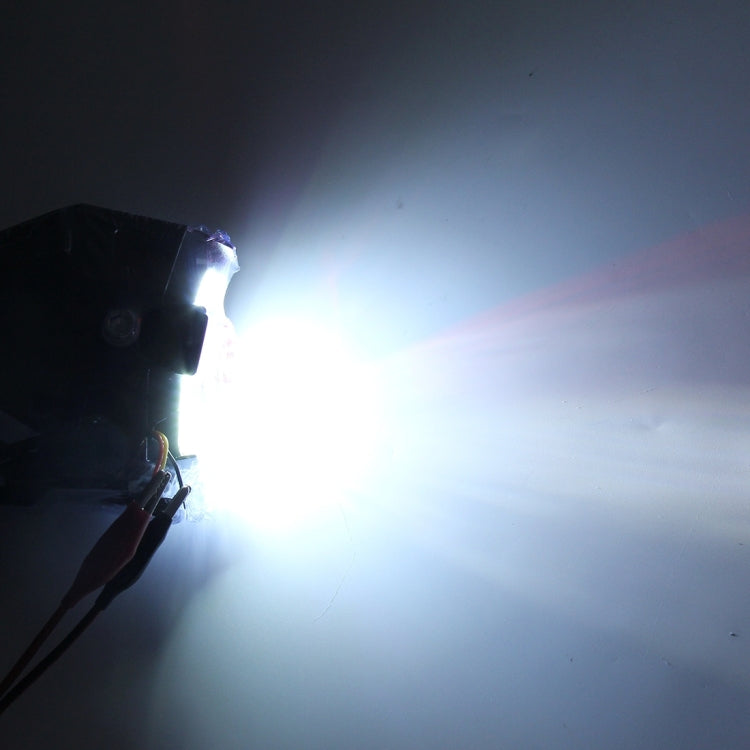 U7 10W 1000LM CREE LED กันน้ำ IP67 ไฟหน้าพร้อมไฟดวงตาแองเจิลสำหรับรถจักรยานยนต์ / SUV, DC 12V, U7 10W 1000LM White Light