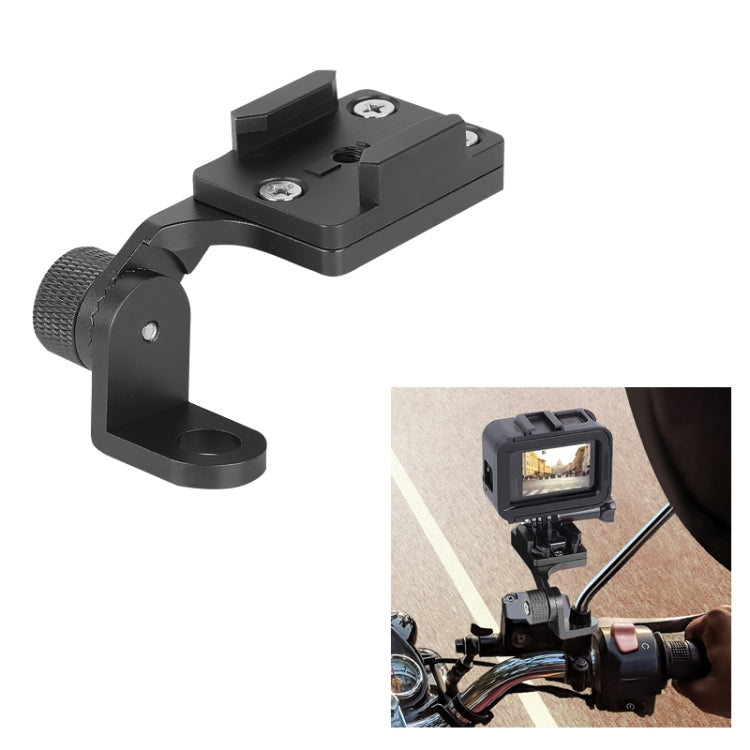 RUIGPRO ที่วางมือจับรถจักรยานยนต์อัลลอยด์ที่วางโทรศัพท์สำหรับ GoPro HERO9 Black / HERO8 Black / 7 /6 /5, Insta360 One R, DJI Osmo Action, กล้องกีฬา Xiaoyi