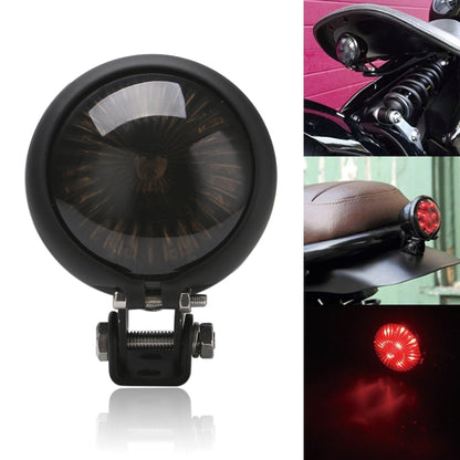 Speedpark 12V รถจักรยานยนต์ ไฟท้ายแบบดัดแปลงไฟเบรกสำหรับ Harley, For Harley(Black), For Harley(Black Red), For Harley(Silver+Black), For Harley(Silver+Red)