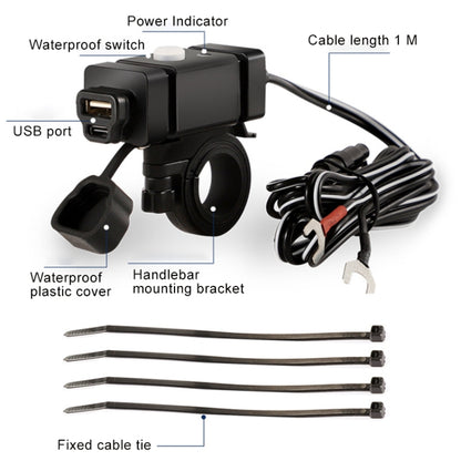 ที่ชาร์จโทรศัพท์มือถือรถจักรยานยนต์ QC3.0 PD Fast Charge Charger U-type Terminal, U-type Terminal