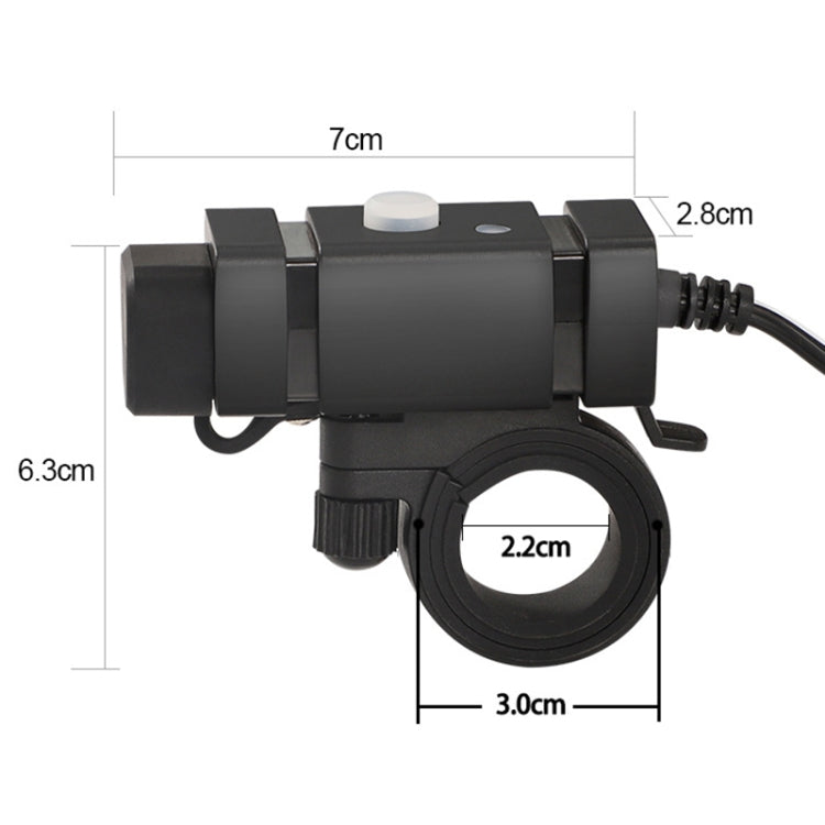 ที่ชาร์จโทรศัพท์มือถือรถจักรยานยนต์ QC3.0 PD Fast Charge Charger U-type Terminal, U-type Terminal