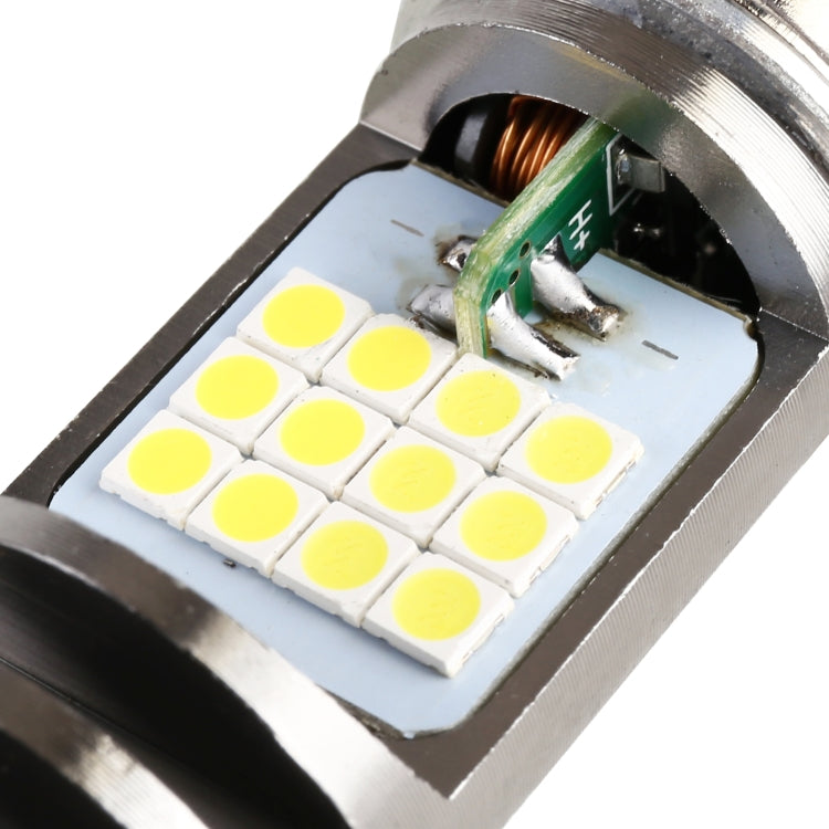 H4 DC12V / 7.4W รถจักรยานยนต์ LED ไฟหน้าพร้อม 24LEDs SMD-3030 โคมไฟลูกปัด, H4 Style 1 (White Light), H4 Style 1 (Yellow + White)