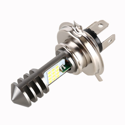 H4 DC12V / 7.4W รถจักรยานยนต์ LED ไฟหน้าพร้อม 24LEDs SMD-3030 โคมไฟลูกปัด, H4 Style 1 (White Light), H4 Style 1 (Yellow + White)