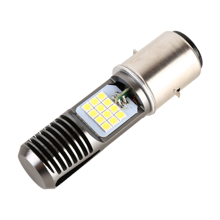BA20D DC12V / 7.4W รถจักรยานยนต์ LED ไฟหน้าพร้อม 24LEDs SMD-3030 โคมไฟลูกปัด, BA20D Style 2 (White Light), BA20D Style 2 (Yellow + White)