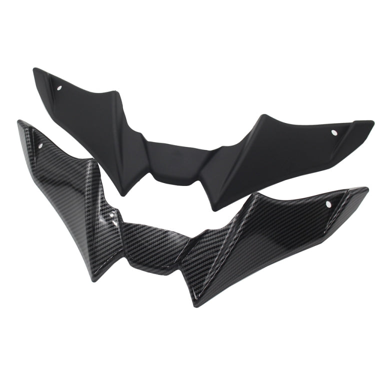 สำหรับ Yamaha MT-09 2021-2023 รถจักรยานยนต์กีฬา Downforce Naked ด้านหน้าสปอยเลอร์ Aerodynamic Wind Deflector, MO-TF009 (Black), MO-TF009 (Carbon