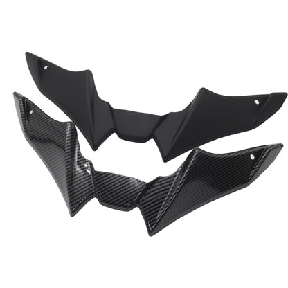 สำหรับ Yamaha MT-09 2021-2023 รถจักรยานยนต์กีฬา Downforce Naked ด้านหน้าสปอยเลอร์ Aerodynamic Wind Deflector, MO-TF009 (Black), MO-TF009 (Carbon