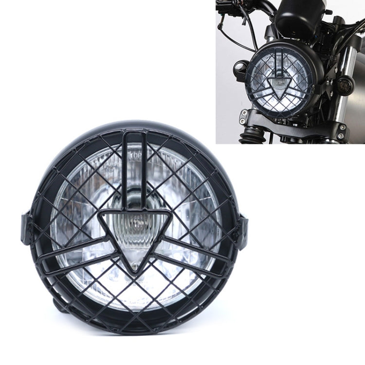 รถจักรยานยนต์ Arrowhead Reticular Retro โคมไฟ LED การปรับเปลี่ยนไฟหน้าอุปกรณ์เสริมสำหรับ CG125 / GN125, DM-DD-1995, DM-DD-1995 (Yellow)