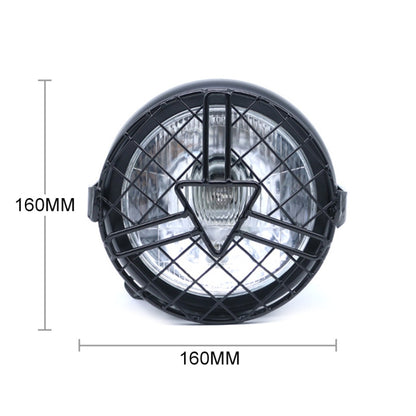 รถจักรยานยนต์ Arrowhead Reticular Retro โคมไฟ LED การปรับเปลี่ยนไฟหน้าอุปกรณ์เสริมสำหรับ CG125 / GN125, DM-DD-1995, DM-DD-1995 (Yellow)