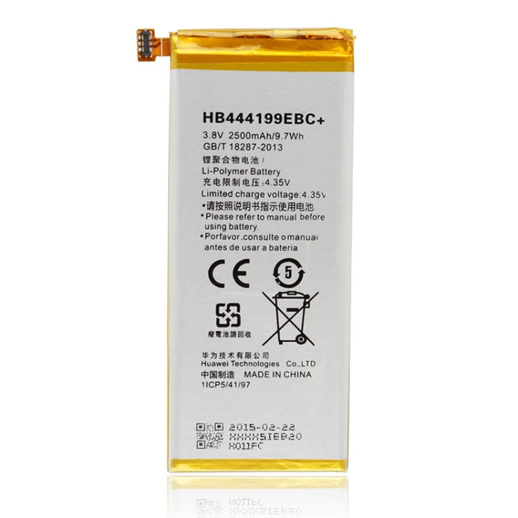 2500mAh แบตเตอรี่ Li-Polymer HB444199EBC สำหรับ Huawei Honor 4C / C8818 / CHM-UL00 / CHM-TL00H / CHM-CL00, For Honor 4C