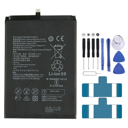 5000MAh HB3973A5ECWเปลี่ยนแบตเตอรี่Li-PolymerสำหรับHuawei Mate 20 X / Honor Note 10 / Honor 8X Max, For Huawei Mate 20 X