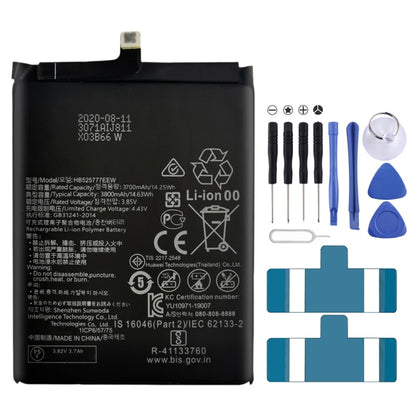 3800mAh HB525777EEW การเปลี่ยนแบตเตอรี่ Li-Polymer สำหรับ Huawei P40 / P40 Pro, For Huawei P40