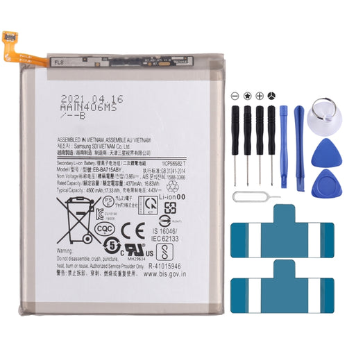 เดิม 4500mAh EB-BA715ABY สำหรับ Samsung Galaxy A71 SM-A715 เปลี่ยนแบตเตอรี่ Li-Ion, For Samsung Galaxy A71