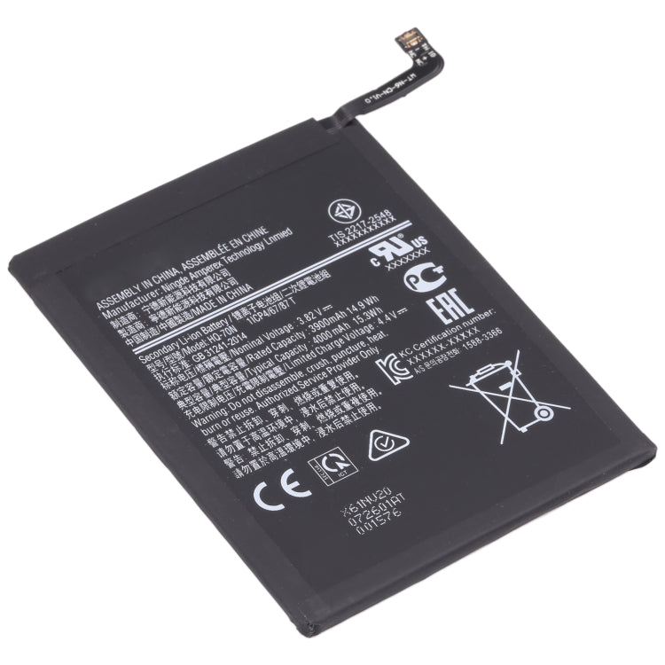 4000mAh HQ-70N สำหรับ Samsung Galaxy A11 SM-A115 เปลี่ยนแบตเตอรี่ Li-Ion, For Samsung Galaxy A11
