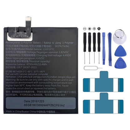 4050mAh L16D1P3 สำหรับแบตเตอรี่ Li-Polymer Lenovo Phab2 Pro1, For Lenovo Phab2 Pro