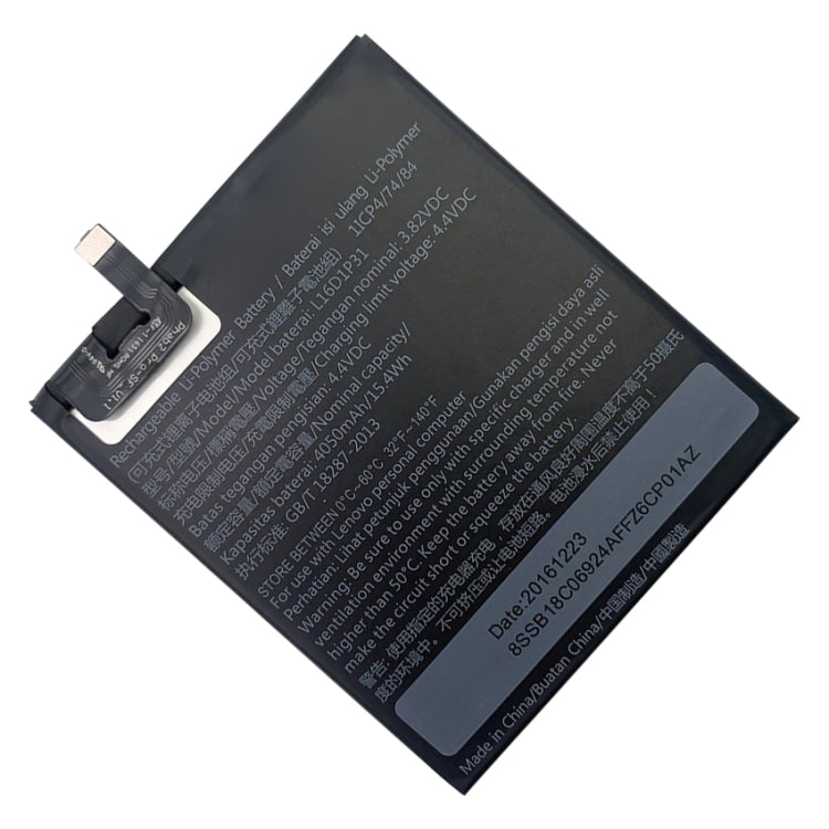 4050mAh L16D1P3 สำหรับแบตเตอรี่ Li-Polymer Lenovo Phab2 Pro1, For Lenovo Phab2 Pro