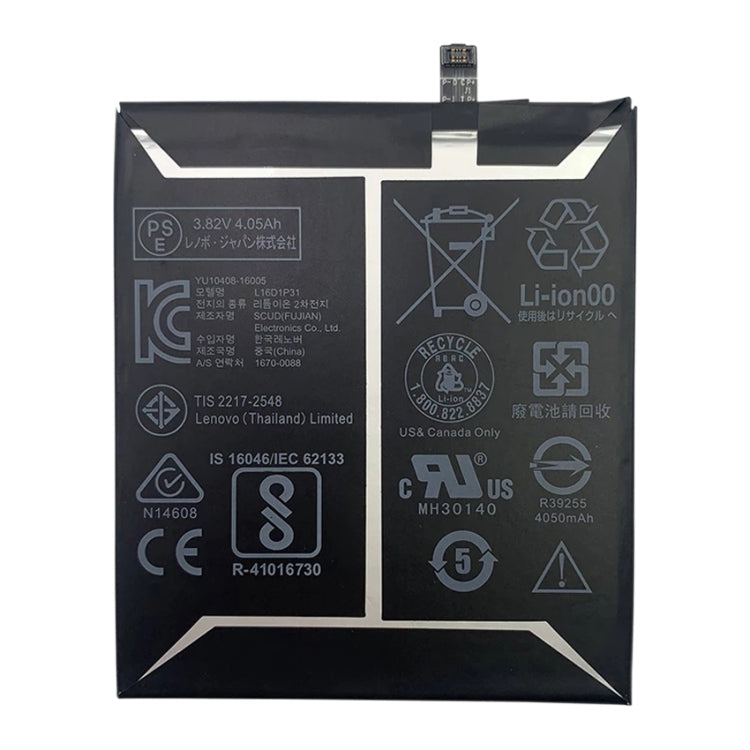 4050mAh L16D1P3 สำหรับแบตเตอรี่ Li-Polymer Lenovo Phab2 Pro1, For Lenovo Phab2 Pro