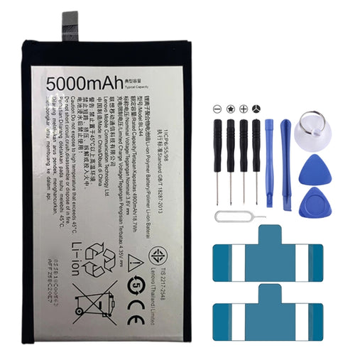 5000mAh BL244 สำหรับแบตเตอรี่ Li-Polymer Lenovo Vibe P1, For Lenovo Vibe P1