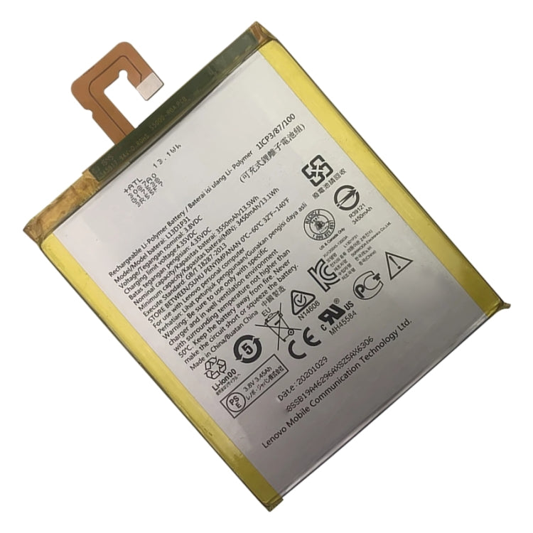 3550mAh L13D1P31 แบตเตอรี่ Li-Polymer สำหรับ Lenovo เบาะ A3500 S5000, For Lenovo Pad