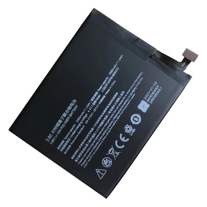 3000mAh Li3829T44P6h806435 แบตเตอรี่ Li-Polymer สำหรับ ZTE นูเบีย Z11 / นูเบีย M2 Lite, For ZTE Nubia Z11