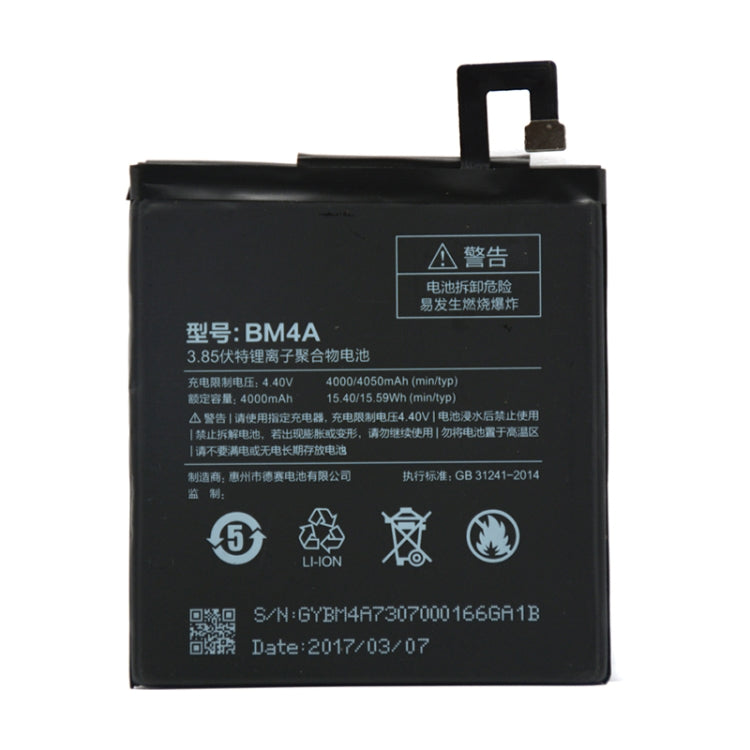 BM4A 4000mAh สำหรับ Xiaomi Redmi Pro Li-Polymer แบตเตอรี่, For Xiaomi Redmi Pro