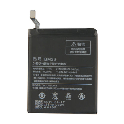 BM36 3100mAh สำหรับแบตเตอรี่ลิเธียมโพลิเมอร์ Xiaomi Mi 5s, For Xiaomi Mi 5s