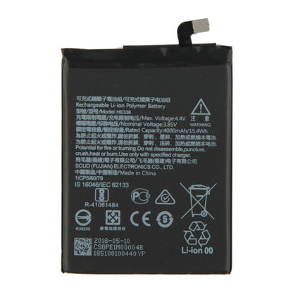 HE338 สำหรับ Nokia 2 TA-1029/DS แบตเตอรี่ลิเธียมไอออนโพลิเมอร์, For Nokia 2