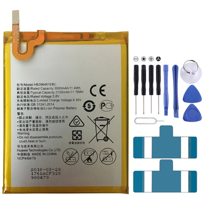 HB396481EBC แบตเตอรี่ลิเธียมไอออนโพลิเมอร์สำหรับ Huawei Ascend G7 Plus / Honor 5X / G8 / G8X / RIO L03-UL00TL00AL00, For Ascend G7 Plus