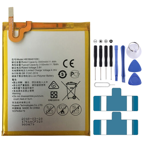 HB396481EBC แบตเตอรี่ลิเธียมไอออนโพลิเมอร์สำหรับ Huawei Ascend G7 Plus / Honor 5X / G8 / G8X / RIO L03-UL00TL00AL00, For Ascend G7 Plus