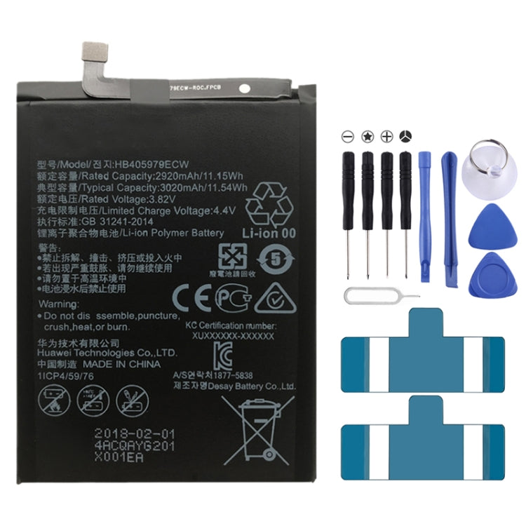 HB405979ECW แบตเตอรี่ลิเธียมไอออนโพลิเมอร์สำหรับ Huawei Nova / เพลิดเพลินกับ 6S / เกียรติยศ 6C / Y5 2017 / P9 Lite, For Nova
