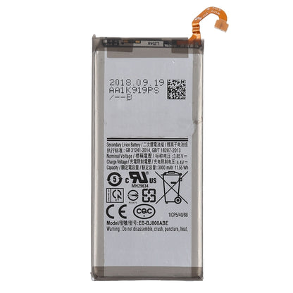 แบตเตอรี่ลิเธียมไอออนแบบรีชาร์จ 3000mAh EB-BJ800ABE สำหรับ Galaxy J8 (2018), For Galaxy J8 (2018)