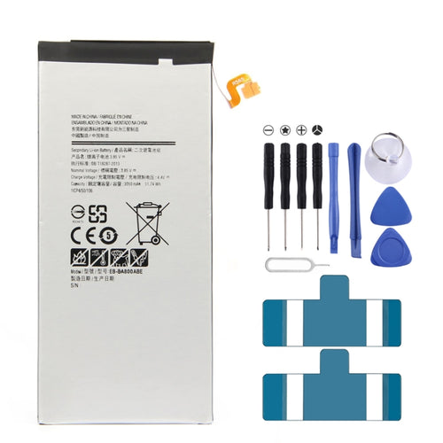 แบตเตอรี่ลิเธียมไอออนแบบรีชาร์จขนาด 3050mAh EB-BA800ABE สำหรับ Galaxy A8 / A8000 / A800F / A800S / A800YZ, For A8