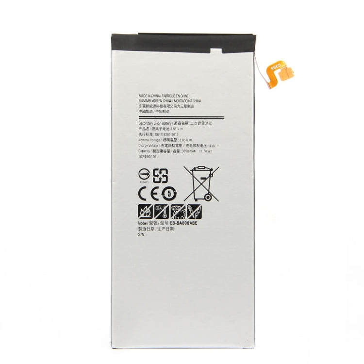 แบตเตอรี่ลิเธียมไอออนแบบรีชาร์จขนาด 3050mAh EB-BA800ABE สำหรับ Galaxy A8 / A8000 / A800F / A800S / A800YZ, For A8