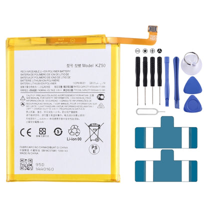สำหรับ Motorola Moto G8 Power XT2041-1/XT2041-3 5000mAh Li-Polymer แบตเตอรี่ KZ50, For Motorola Moto G8 Power