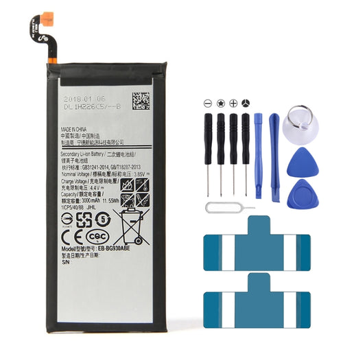3000mAh แบตเตอรี่ Li-Polymer EB-BG930ABE สำหรับ Samsung Galaxy S7/G930F/G930A/G930U/G93T/G930V, For Galaxy S7