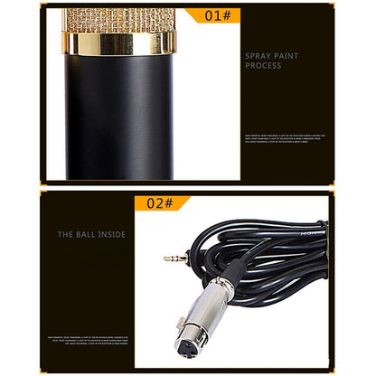 BM-800 Network K-Song ชุดไมโครโฟนเมาท์ช็อตโลหะระดับไฮเอนด์โดยเฉพาะ, BM800 Kit Black, BM800 Kit Pink, BM800 Kit Blue