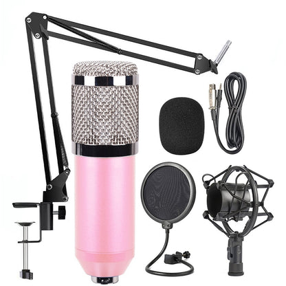 BM-800 Network K-Song ชุดไมโครโฟนเมาท์ช็อตโลหะระดับไฮเอนด์โดยเฉพาะ, BM800 Kit Black, BM800 Kit Pink, BM800 Kit Blue