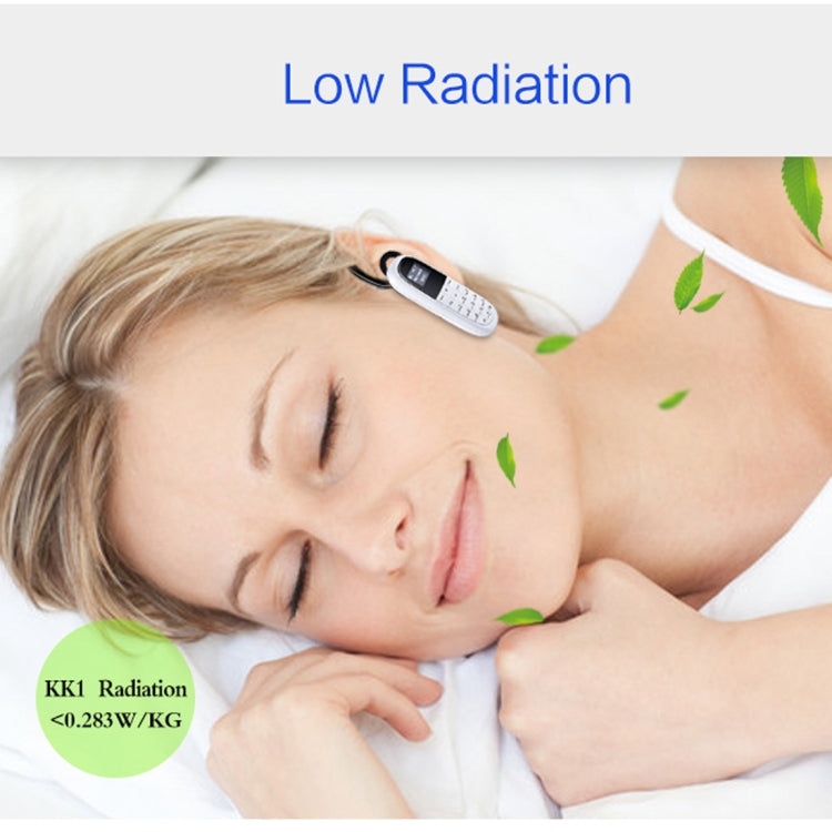 หูฟัง Bluetooth Dialer แบบแฮนด์ฟรี, MTK6261DA, ระบบป้องกันการสูญหาย, ซิมเดียว, เครือข่าย: 2G