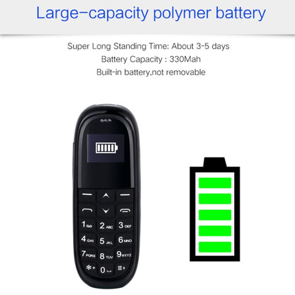 หูฟัง Bluetooth Dialer แบบแฮนด์ฟรี, MTK6261DA, ระบบป้องกันการสูญหาย, ซิมเดียว, เครือข่าย: 2G