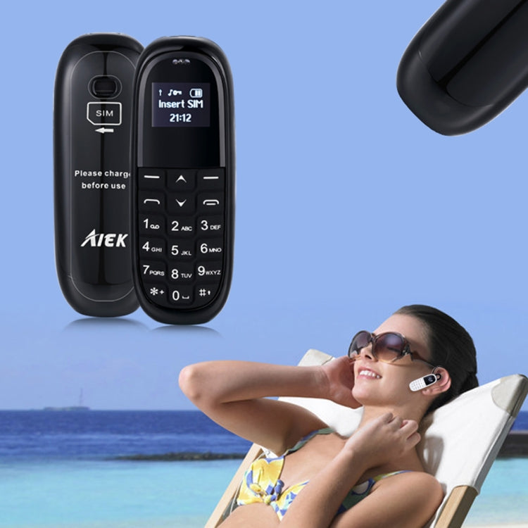 หูฟัง Bluetooth Dialer แบบแฮนด์ฟรี, MTK6261DA, ระบบป้องกันการสูญหาย, ซิมเดียว, เครือข่าย: 2G