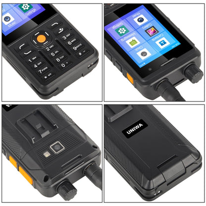 IP65 กันน้ำกันฝุ่นกันกระแทก, แบตเตอรี่ 5300mAh, Android 9.0 ขนาด 2.8 นิ้ว MTK6739 Quad Core สูงถึง 1.3GHz, เครือข่าย: 4G, ปตท., DMR, 1GB+8GB